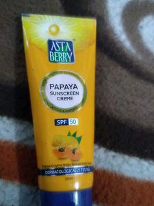 Asta Berry Papaya Sunscreen SPF 50