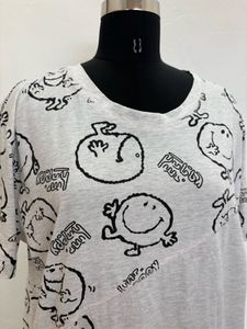 Smiley Face Graphic Tee