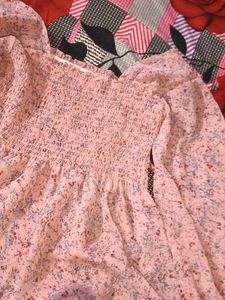 Floral Pink Top