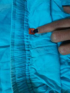 Blue Tiered Skirt