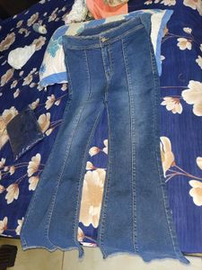 beautiful bell bottom denim