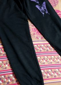 High Waist Black Joggers