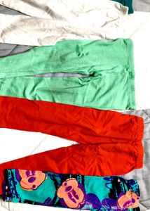 5 Girl Baby Leggings