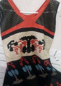 Stylish Women&#39;s Ethnic Kurta - Multi-color Design