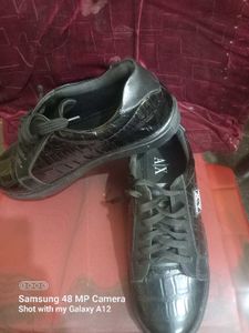 Stylish Black Armani Exchange Shoes