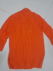 Orange Casual T-Shirt