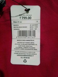 S-size Chic Red Midi Dress