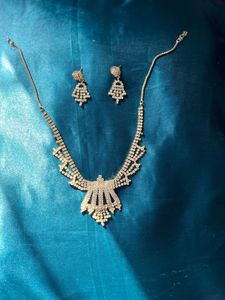Woman’s jewelry set necklace, Jhumka earring Chan