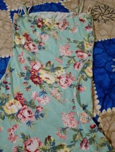 Floral Print Mini Night Wear