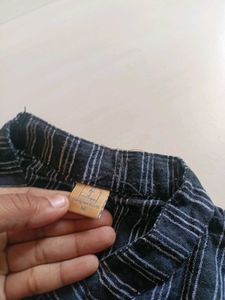 Elegant Striped Kurta Set