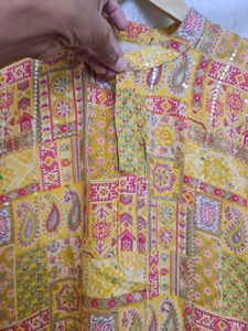 Best 2 Piece Suit For Haldi Function.
