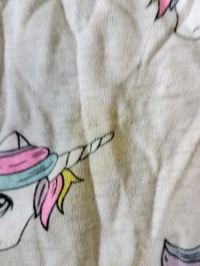 Cute Unicorn Print Dress