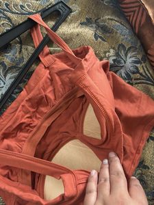 For L Size Orange Tank Top