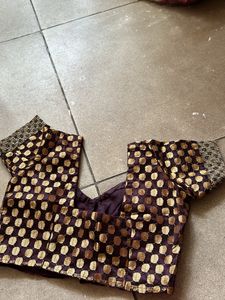 Brand New Net Polka Dots Saree With Blouse