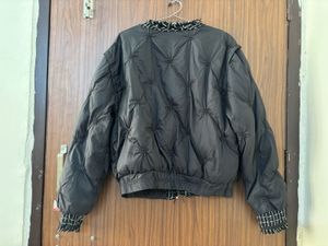 Black Korean Quilted Jacket