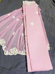 lavender Nics Rajni Unstitched Dress Material