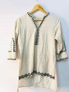 Embroidered Short Kurta