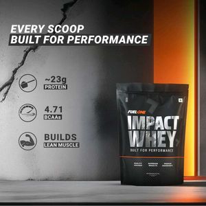 FUELONE Impact Whey Protein Powder, Chocolate 1kg