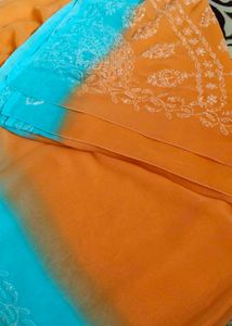 Embroidery Work Saree