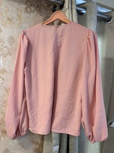 Pink Knot-Front Top, Bust- 34/32