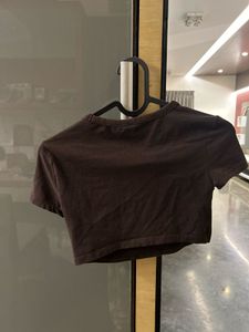 H&amp;M Brown Crop Top
