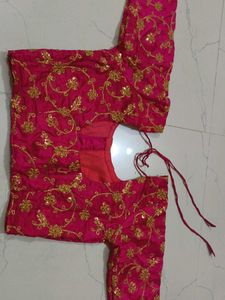 Pink Embroidered Blouse