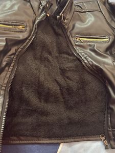 Black Faux Leather Jacket