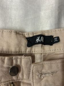⭕️B3G1⭕️ + 30 % Off On Combo❗️H&amp;M Beige Cargo Pant