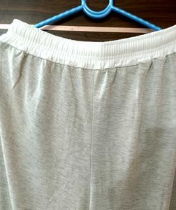 Grey Wide Leg Lounge Pants