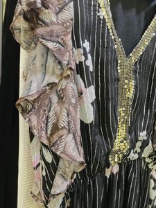 Floral Sequin Mini Dress