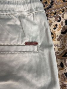 Beige Casual Pants