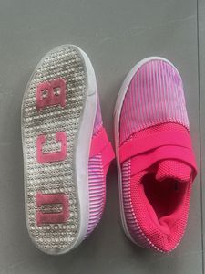Neon Pink Sneakers