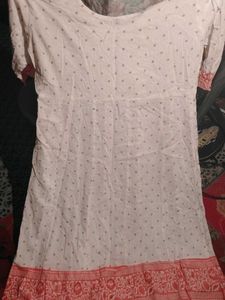 White Top with Embroidered Detail