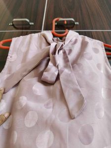Blush Pink Polka Dot Dress