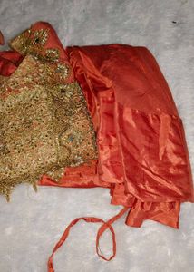 Peach Indian Outfit