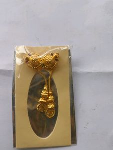 Latkan Jumki  With gold Polish