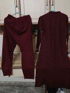 Elegant Maroon Kurta Set