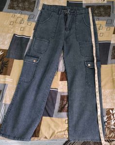 Grey Cargo Pant
