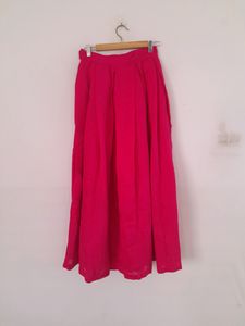 Flared Maxi Ethnic Skirt