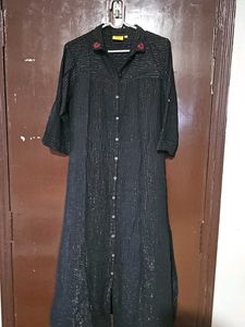 Silver And Black Kurta, Elegant Comfortable