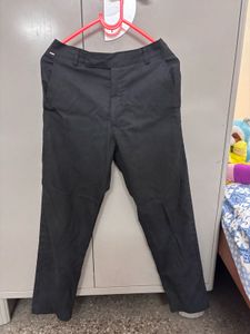 Black Straight Pants|