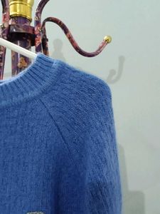 Blue Knit Sweater