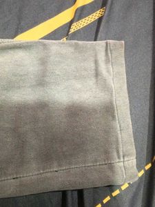 Gray Cropped Wide Leg Jeans