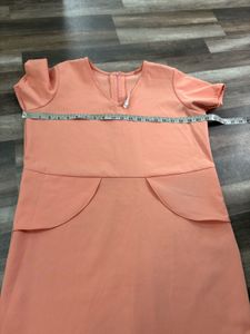 Peach Dress with Jacket