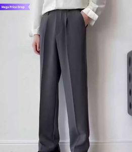 Pleated Korean pants