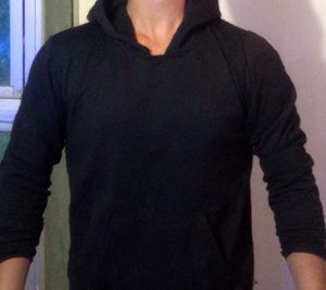 Black Hoodie For Men.