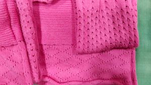 Pink Knit Pullover Sweater