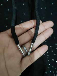 Embellished Black Joggers