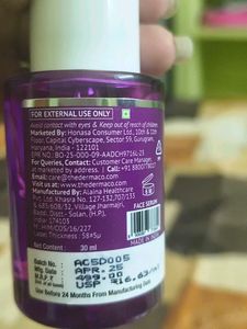 The Derma Co Face Serum