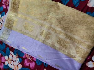 Elegant Gold Saree